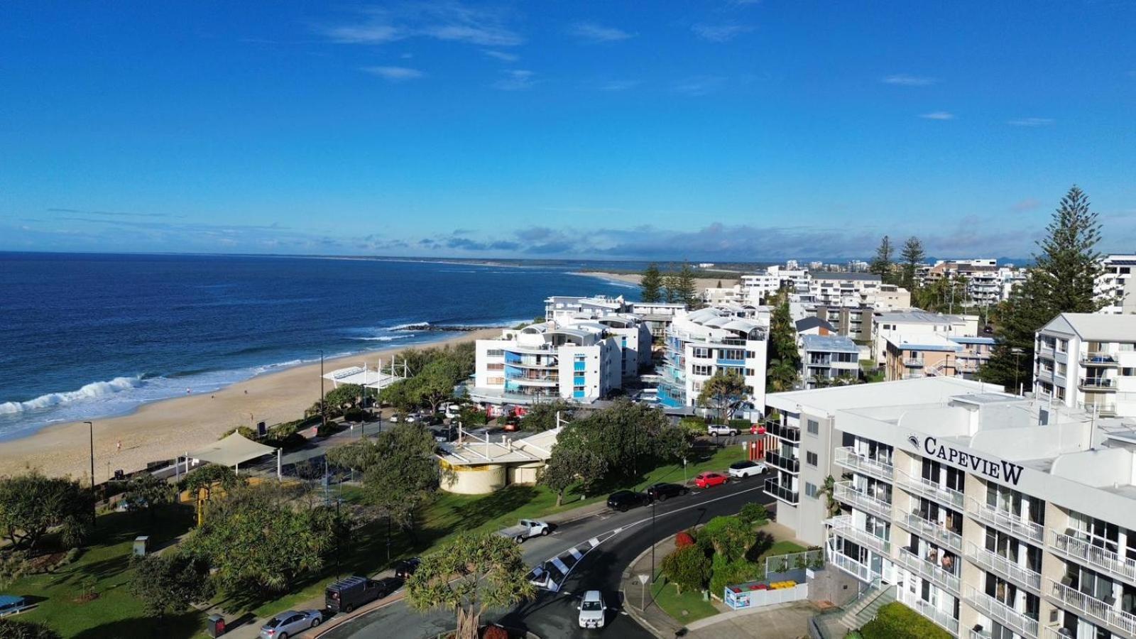 Capeview Apartments - Right On Kings Beach Caloundra Dış mekan fotoğraf